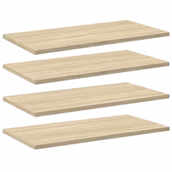 vidaXL Ripiani per Libreria 4pz Rovere Sonoma 60x30x1,5cm Multistrato - Vista aggiuntiva 2