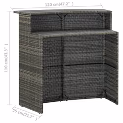 VidaXL 3064874 set mobili da esterno - Vista aggiuntiva 8