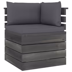 VidaXL 3061647, Legno, Tessuto, Poliestere, Adulti e bambini, 6 cm, 60 cm, 60 cm