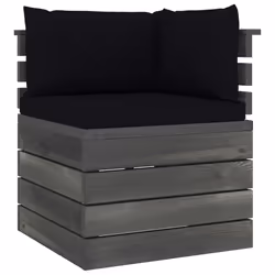 VidaXL 3061654, Legno, Tessuto, Poliestere, Adulti e bambini, 6 cm, 60 cm, 60 cm