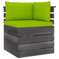 VidaXL 3061658, Legno, Tessuto, Poliestere, Adulti e bambini, 6 cm, 60 cm, 60 cm