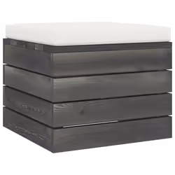 VidaXL 3061709, Legno, Tessuto, Poliestere, Adulti e bambini, 6 cm, 60 cm, 60 cm