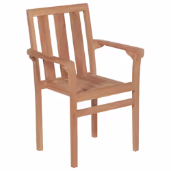 VidaXL 3062208 sedia da esterno Terrazzo Seduta imbottita Teak Antracite