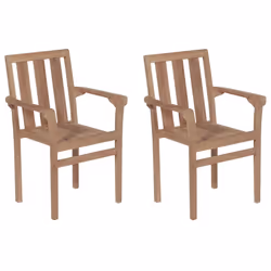 VidaXL 3062228 sedia da esterno Terrazzo Seduta imbottita Teak Verde