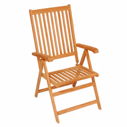 VidaXL 3062376 sedia da esterno Terrazzo Seduta imbottita Teak Antracite