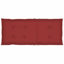 VidaXL 3062385 sedia da esterno Terrazzo Seduta imbottita Teak Rosso - Vista aggiuntiva 8