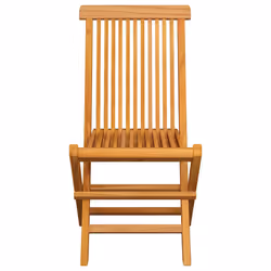 VidaXL 3062466 sedia da esterno Terrazzo Seduta imbottita Teak Rosso - Vista aggiuntiva 4