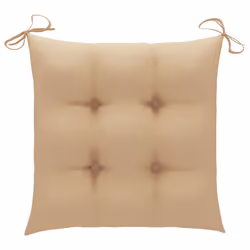 VidaXL 3062478 sedia da esterno Terrazzo Seduta imbottita Teak Beige - Vista aggiuntiva 7