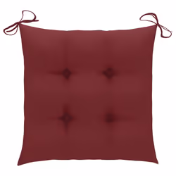 VidaXL 3062484 sedia da esterno Terrazzo Seduta imbottita Teak Rosso - Vista aggiuntiva 7