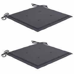 VidaXL 3062487 sedia da esterno Terrazzo Seduta imbottita Teak Antracite - Vista aggiuntiva 6