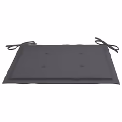 VidaXL 3062487 sedia da esterno Terrazzo Seduta imbottita Teak Antracite - Vista aggiuntiva 8