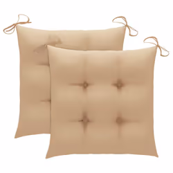 VidaXL 3062505 sedia da esterno Terrazzo Seduta imbottita Teak Beige - Vista aggiuntiva 8