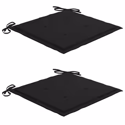 VidaXL 3062521 sedia da esterno Terrazzo Seduta imbottita Teak Nero - Vista aggiuntiva 6