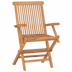 VidaXL 3062533 sedia da esterno Terrazzo Seduta imbottita Teak Blu - Vista aggiuntiva 4
