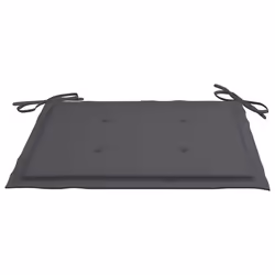 VidaXL 3062568 sedia da esterno Terrazzo Seduta imbottita Teak Antracite - Vista aggiuntiva 8