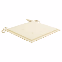 VidaXL 3062570 sedia da esterno Terrazzo Seduta imbottita Teak Crema - Vista aggiuntiva 7