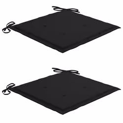 VidaXL 3062575 sedia da esterno Terrazzo Seduta imbottita Teak Nero - Vista aggiuntiva 6