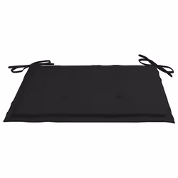 VidaXL 3062575 sedia da esterno Terrazzo Seduta imbottita Teak Nero - Vista aggiuntiva 8