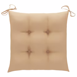VidaXL 3062586 sedia da esterno Terrazzo Seduta imbottita Teak Beige - Vista aggiuntiva 7