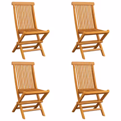VidaXL 3062587 sedia da esterno Terrazzo Seduta imbottita Teak Blu