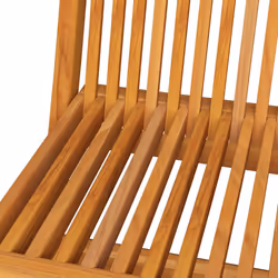 VidaXL 3062590 sedia da esterno Terrazzo Seduta imbottita Teak Nero - Vista aggiuntiva 6