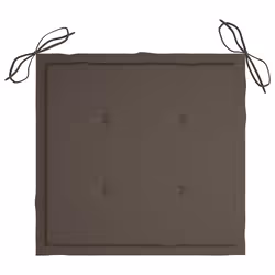 VidaXL 3062738 sedia da esterno Terrazzo Seduta imbottita Teak Grigio talpa - Vista aggiuntiva 7