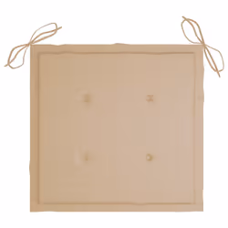 VidaXL 3062760 sedia da esterno Terrazzo Seduta imbottita Teak Beige - Vista aggiuntiva 6