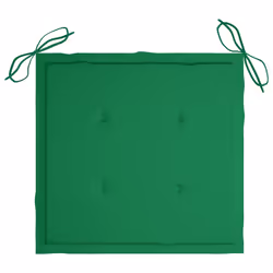 VidaXL 3062762 sedia da esterno Terrazzo Seduta imbottita Teak Verde - Vista aggiuntiva 6