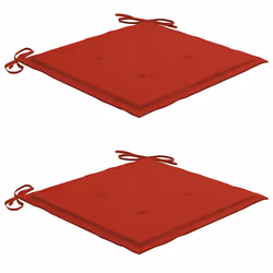 VidaXL 3062763 sedia da esterno Terrazzo Seduta imbottita Teak Rosso - Vista aggiuntiva 4