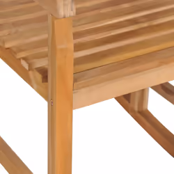 VidaXL 3062764 sedia da esterno Terrazzo Seduta imbottita Teak Nero - Vista aggiuntiva 8