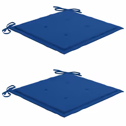 VidaXL 3062767 sedia da esterno Terrazzo Seduta imbottita Teak Blu - Vista aggiuntiva 5