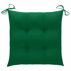 VidaXL 3062936 sedia da esterno Terrazzo Seduta imbottita Teak Verde - Vista aggiuntiva 8