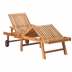 VidaXL 3063008 sedia da esterno Salone Seduta imbottita Acciaio galvanizzato, Teak Crema