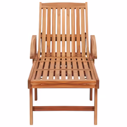VidaXL 3063016 sedia da esterno Salone Seduta imbottita Acciaio galvanizzato, Teak Blu - Vista aggiuntiva 5