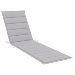 VidaXL 3063022 sedia da esterno Salone Seduta imbottita Acciaio galvanizzato, Teak Grigio - Vista aggiuntiva 6