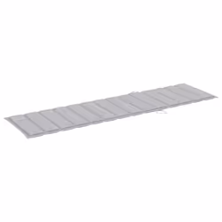 VidaXL 3063022 sedia da esterno Salone Seduta imbottita Acciaio galvanizzato, Teak Grigio - Vista aggiuntiva 7
