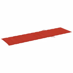 VidaXL 3063027 sedia da esterno Salone Seduta imbottita Acciaio galvanizzato, Teak Rosso - Vista aggiuntiva 8
