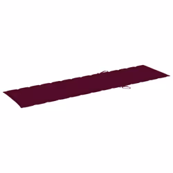 VidaXL 3063030 sedia da esterno Salone Seduta imbottita Acciaio galvanizzato, Teak Rosso - Vista aggiuntiva 8