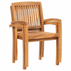 Sedie da Giardino 2 pz con Cuscini Beige Massello di Teakcod mxl 96498 - Vista aggiuntiva 3