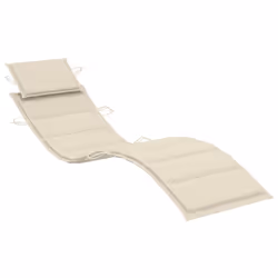 VidaXL 3063335 sedia da esterno Salone Seduta imbottita Teak Crema - Vista aggiuntiva 5