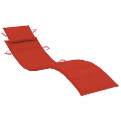 VidaXL 3063339 sedia da esterno Salone Seduta imbottita Teak Rosso - Vista aggiuntiva 5