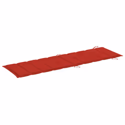 VidaXL 3063339 sedia da esterno Salone Seduta imbottita Teak Rosso - Vista aggiuntiva 6