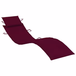 VidaXL 3063342 sedia da esterno Salone Seduta imbottita Teak Rosso - Vista aggiuntiva 8