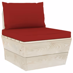 VidaXL 3063369, Legno, Poliestere, Adulti e bambini, 600 mm, 600 mm, 650 mm, 6 cm