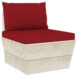VidaXL 3063369 panca da esterno Legno, Poliestere