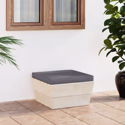 VidaXL 3063372 panca da esterno Legno, Poliestere