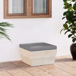 VidaXL 3063373 panca da esterno Legno, Poliestere