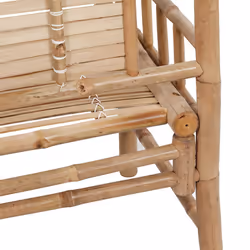 VidaXL 3063877 panca da esterno Bamboo - Vista aggiuntiva 4