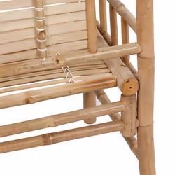 VidaXL 3063885 panca da esterno Bamboo - Vista aggiuntiva 4