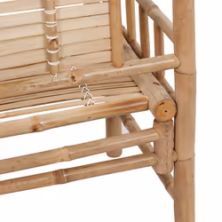 VidaXL 3063891 panca da esterno Bamboo - Vista aggiuntiva 5